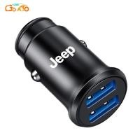 ราคา GTIOATO หัวชาร์จในรถ 2พอร์ต USB หัวชาร์จเร็ว ที่ชาร์จแบตในรถยนต์ 12-24V สำหรับ Jeep Cherokee Wrangler Grand Cherokee (22674470229)