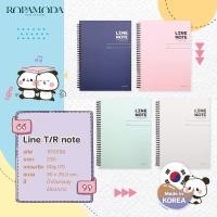 ราคา [1 แถม 1]สมุดโน๊ต Line T/R Note - Made in korea (1010198) (16384325011)