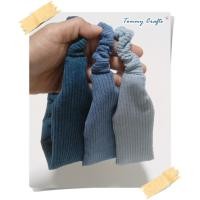 ราคา Tommy Crafts ผ้าคาดผมแบบเรียบผ้าลูกฟูก สีฟ้าอมเทา / ฟ้าคราม / ฟ้าน้ำทะเล Corduroy cotton Headbands (19977846858)