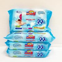 ราคา ทิชชู่เปียก กูนน์ Goo.n Baby Wipes 4ห่อ (ห่อละ 55แผ่น) (2827586618)