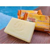 ราคา สบู่สมุนไพร เฮิร์บ สกินโซฟ สูตรขิง กระชายขาวผสมน้ำผึ้ง 3ก้อนแถมตาข่ายตีฟอง (26324116160)