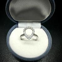 ราคา แหวนเงินแท้ ประดับเพชร งานมือสอง (26808206202)