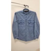 ราคา เสื้อ Shirt Jeans แบรนด์ Faded Glory (ของแท้) สีฟ้า ไซส์ L รอบ"อก" 44 ยาว29.5 ไหล่20.5 (25307295893)