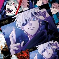ราคา 【ของใช้ต่างๆ ที่หรูหรา】โปสเตอร์อนิเมะ Jujutsu Kaisen สินค้าใหม่ Gojo Satoru Suguru Geto Yuji Suguru Sukuna สติ๊กเกอร์ติด (28688621995)