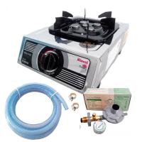 ราคา Rinnai เตาแก๊สตั้งโต๊ะหัวเทอร์โบ RY-9001TBS+หัวปรับ LS-325SG (55009290)