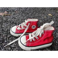 ราคา รองเท้าเด็ก Converse red high (Size 4us) วัดพื้นใน 11.5 cm (14394493102)