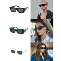 ราคา ของแท้ แว่นตากันแดด PRADA Symbole แว่นกันแดด Y2K Cat Eye แว่นกันแดด 0PR13ZS (28563621602)