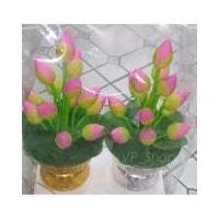 ราคา NK Furniline ดอกไม้ประดิษย์ บูชาพระ (เล็ก) - พานดอกบัวตูม (1094752700)