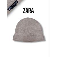ราคา หมวกไหมพรม ZARA มือสอง สีเบจ สภาพดี (ผ้านิ่ม) Free SizeG200⚡ (26731579196)