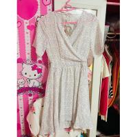 ราคา เดรสขาวลายจุดแหวกหลัง (23336458876)