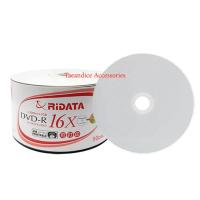 ราคา แผ่นดีวีดี Ridata DVD-R Printable 4.7GB 16x/120min (50 แผ่น) (22780328268)