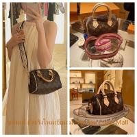 ราคา ของแท้ ยิงจริงใหม่เอี่ยม LV Louis Vuitton SPEEDY BANDOULIèRE 20 ถุงหมอน กระเป๋าโท้ต กระเป๋าถือ M462 (27626591273)