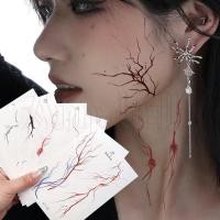 ราคา 1/3/5 ชิ้น Vascular Lightning สติ๊กเกอร์รอยสัก - กันน้ํา - DIY Body Art Decals - แขนคอ Fissured เลือดเรือเส้นสักปลอม - สติ๊กเกอร์รอยสักชั่วคราว (29726039714)