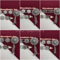ราคา เข็มขัดเงินรมดำ รัดผ้าซิ่น ตกแต่งชุดล้านนา ไทยประยุกต์ พร้อมส่งจากประเทศไทย (23318444918)