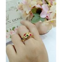 ราคา แหวนพลอยนพเก้าหุ้มทอง (5374374635)