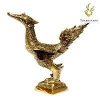 ราคา THAKRAYANG รูปปั้นตกแต่งบ้าน หงส์ทองเหลือง ปีกกาง (398229302)