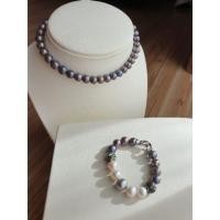 ราคา สร้อยคอมุกแท้สีเทาดำ (2675585815)