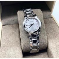 ราคา Burberry Ladies The City Watch สวยหรู สีเงินสุดคลาสสิค ขนาด 26 mm (2198844065)