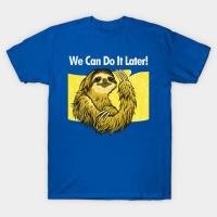 ราคา เสื้อยืด Vintage WE CAN DO IT LATER T-Shirt แท้ Cotton 100% ผ้านุ่ม คอกลม ดับกลิ่น+ต้านเชื้อ (40765069241)