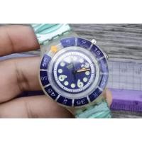 ราคา นาฬิกา Vintage มือสองญี่ปุ่น sweth Scuba Blue Dial Unisex ระบบ Quartz Swiss Made ทรงกลม 40mm ใช้งานได้ปกติ (27818154079)