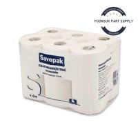 ราคา Savepak เซพแพ็ค กระดาษอเนกประสงค์ หนา2ชั้น (แพ็ค6ม้วน) กระชำระ กระทิชชู่ (25332244496)