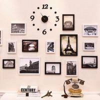 ราคา ชุดกรอบรูป Black&White (กรอบรูป 19 ชิ้น) +นาฬิกา DIY (1216816366)