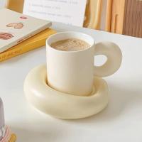 ราคา (พร้อมส่ง) ☕️แก้วมัคเกาหลี แก้วมัคมินิมอล มีจานรอง (22041169415)