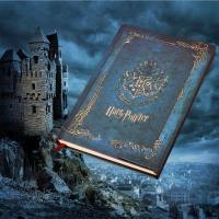 ราคา Harry Potterแฮร์รี่พอตเตอร์รอบฮาร์ดใบหน้าแม่เหล็กหัวเข็มขัดยุโรปย้อนยุคคริสต์มาสไดอารี่โน๊ตบุ๊ค (10907768726)