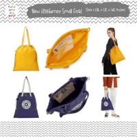 ราคา กระเป๋า Kipling New HipHurray small foldable tote with drawstring / NEW HIPHURRAY L FOLD Active Red Bl (22022486712)