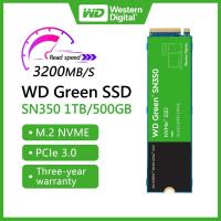ราคา WD SN350 SSD WD GREEN M.2 Pcie3.0 NVME 500GB/1TB/2TB Laptop/PC M.2 2280 SSD 3200MB/S（รับประกันสามปี） (42463534351)