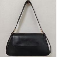 ราคา แท้ % กระเป๋าสะพาย ZARA Shoulder Bag สีดำ มือสองสภาพสวยงาม อะไหล่วิ้ง ใบเล็กน่ารักสุด (29589683988)