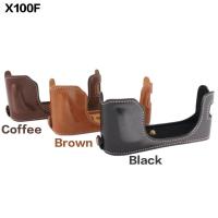 ราคา เคสกล้องหนัง Pu สําหรับ Fujifilm X100F X100-F กล้องครึ่งกระเป๋า (40765735512)