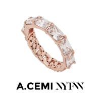 ราคา A.CEMI Chain Series 3 Ring (RG) แหวนเงินแท้ ชุบทอง 18K โรสโกลว์ (21194395491)