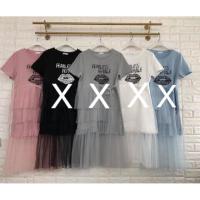 ราคา เดรสสีชมพู แต่งผ้ามุ้ง (2825243763)