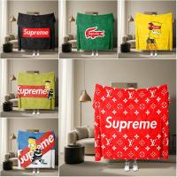ราคา Supreme LOGO ผ้าห่มสักหลาดพิมพ์ด้านเดียวตกแต่งห้องนอนของขวัญสําหรับเพื่อน (26110051848)