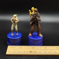 ราคา ฝาเป๊ปซี่ ฟิกเกอร์ สตาร์วอร์ ตัวหายาก Star Wars Pepsi Head Bottle Caps Collection LUKE SKYWALKER CHEWBACCA (26103766987)