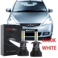 ราคา สําหรับ Proton Exora 2010 ถึง 2023 (โคมไฟหัว) - 1 คู่ Bright LED สีขาว 6000K หลอดไฟชุดเปลี่ยนไฟหน้า 12-32V (43825334273)