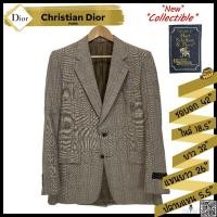 ราคา สูท Christian Dior x Hart Schaffner & Marx สีเบจลายสก็อต (ผ้าวูลแท้) (42209460888)