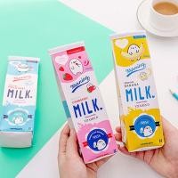 ราคา พร้อมส่ง จากไทย กระเป๋าใส่ดินสอ ปากกา ลายกล่องนมน่ารัก พกพาสะดวก (23420832775)