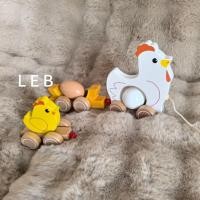 ราคา เด็กวัยหัดเดินเดินรถพ่วงของเล่นเด็กมือรถพ่วงไข่ขนาดเล็กเรียนรู้ที่จะปีนเดินเด็กไม้ต้นการศึกษาชายหญิงรถเข็น (44464276971)