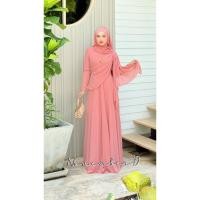 ราคา ชุดอิสลาม เดรสมุสลิม รุ่นใบเฟิร์นเดรสยาว เดรสออกงาน ชุดใส่รายอ ชุดนะกะห์ เซ็ตเพื่อนเจ้าสาว (26180945559)