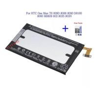 ราคา แบตเตอรี่ สำหรับ HTC One Max T6 8060 BOP3P100 3300mAh พร้อมชุดถอด (4067764359)