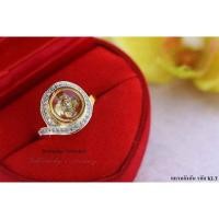 ราคา แหวนกังหันแชกงหมิวประดับเพชร CZ แท้ กังหันนำโชค (2716774506)