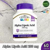 ราคา <21st Century> Alpha Lipoic Acid 200 mg 60 Capsules กรดอัลฟาไลโปอิก (40852471387)