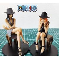 ราคา ขายโล๊ะ! พร้อมส่ง โรบิน นามิ นั่งเก้าอี้ ฐานดำ วันพีช อนิเมะ ฟิกเกอร์ โมเดล ONE PIECE Figure Model งานแท้จากญี่ปุ่น (1833293481)