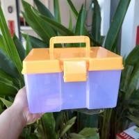 ราคา กล่องพลาสติก มีฝาปิด 17.5 * 11.5cm. ฝาสีเหลือง ล็อคแน่น มีหูหิ้ว สังฆภัณฑ์ กล่องจัดสังฆทาน กล่องยา (41055270680)