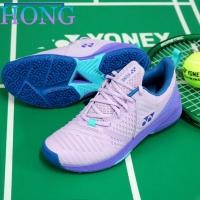 ราคา Yonex Sonicage 3 ผู้หญิงแบดมินตัน Power Cushion Anti Slip Ultra Light Breathable Yonex SHT-S3 ผู้หญิงแบดมินตันรองเท้าผ้าใบรองเท้าเทนนิสสีม่วง (28806952784)