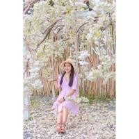 ราคา เดรสสีชมพูลายดอกเดซี่สายหวานไม่ควรพลาด (13353612674)