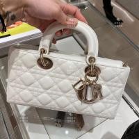 ราคา Dior Lady D-JOY Bag หนังแกะ 숄เดอร์แบ็กและแฮนด์แบ็ก (27042914429)