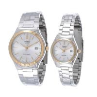 ราคา Win Watch shop นาฬิกาคู่รัก Casio รุ่น MTP1170G7A ,LTP1170G7A นาฬิกาคู่ ชายหญิง สายสแตนเลส สีเงิน ขอบหน้าปัดทอง สุดหรู (6088753637)